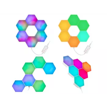 Įleidžiamas RGB LED šešiakampis skydelis TRACER Smart Hexagon Tracer 47256 Ambience TRAOSW47256