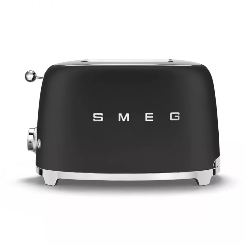 Skrudintuvas Smeg 50's Style TSF01BLMEU 2 dviems riekelėms, juodas, nerūdijantis plienas