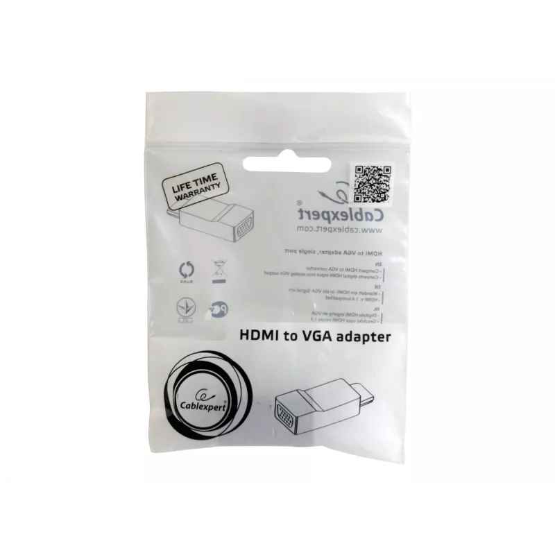 Lyties keitiklis Gembird A-HDMI-VGA-001