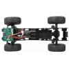 Radijo bangomis valdomas visureigis Amewi Mini-D90 4WD 1:16 RTR mastelio modelis