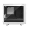 Fractal Design Meshify 2 Nano Mini-ITX korpusas (grūdintas stiklas) - be maitinimo šaltinio (ATX) - Baltas - USB/Garsas (FD-C-MES2N-02)