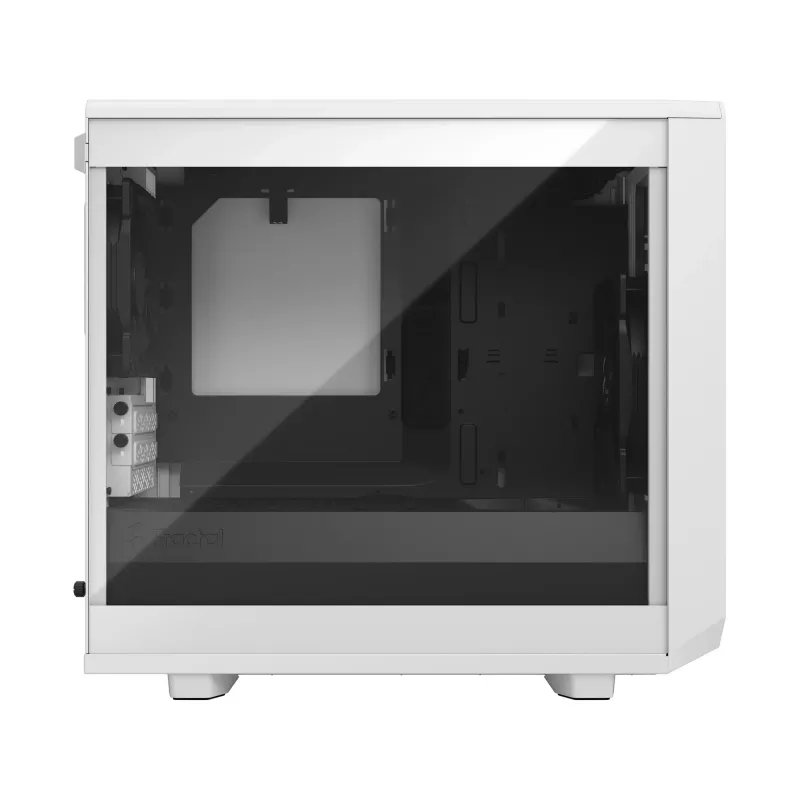 Fractal Design Meshify 2 Nano Mini-ITX korpusas (grūdintas stiklas) - be maitinimo šaltinio (ATX) - Baltas - USB/Garsas (FD-C-MES2N-02)