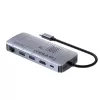 UNITEK aktyvus USB-C centras 10Gbps, M.2, HDMI, PD 100W