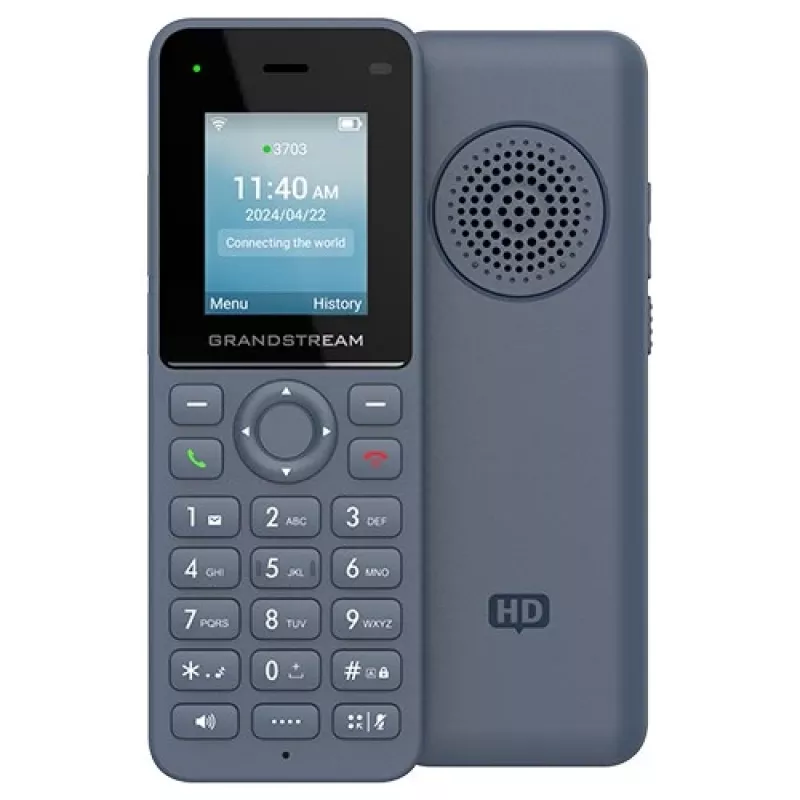 Grandstream Networks WP816 IP telefonas Antracitas 2 linijos LCD Wi-Fi