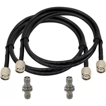 Koaksialinis antenos kabelis Omnitronic TNC-Set 10 m, TNC kištukas–lizdas, 10 metrų