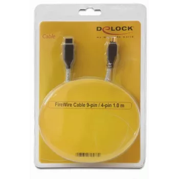FireWire A/B laidas DeLOCK 82588 1,0 m pilkas
