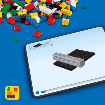 Konstruktorius LEGO City 60402 Mėlynas monstrų sunkvežimis su didelėmis padangomis, 148 dalių, 1 minifigūrėlė, nuo 5 metų