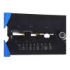Alantec NI040 crimpimo replės RJ-45, RJ-12, RJ-11 jungtims, plieninė konstrukcija, juodos/mėlynos spalvos