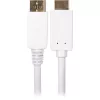 Sharkoon adapteris DisplayPort 1.2 į HDMI 4K baltas 3 metrai