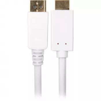 Sharkoon adapteris DisplayPort 1.2 į HDMI 4K baltas 3 metrai