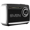 Nešiojamas garsiakalbis SVEN SRP-155, juodas (3W, Bluetooth, FM/AM/SW, USB, microSD, žibintuvėlis, baterija)