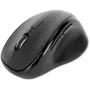 Manhattan ergonominė belaidė pelė dešinei rankai, reguliuojama 800/1200/1600 DPI, 2,4 GHz (iki 10 m), šeši mygtukai su slinkimo ratuku, kombinuotas USB-A ir USB-C imtuvas, juoda, AA baterija (įtraukta), trejų metų garantija
