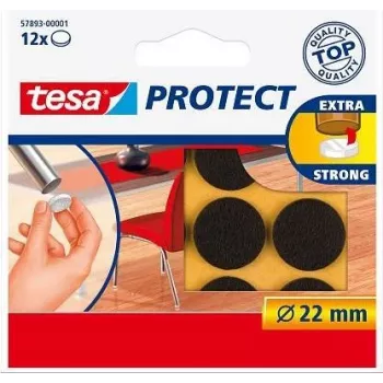 Tesa 57893-00000-01 baldų apsauginiai kilimėliai 12 vnt apvalūs