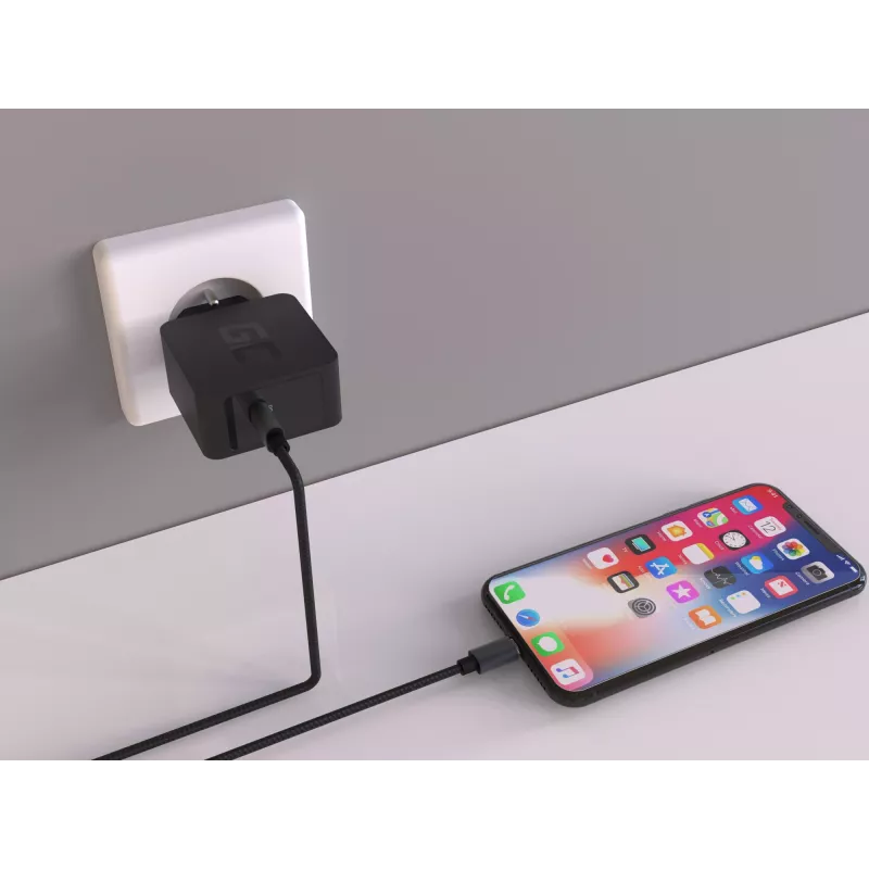 Green Cell CHAR07 mobiliojo įrenginio kroviklis juodas vidaus naudojimui