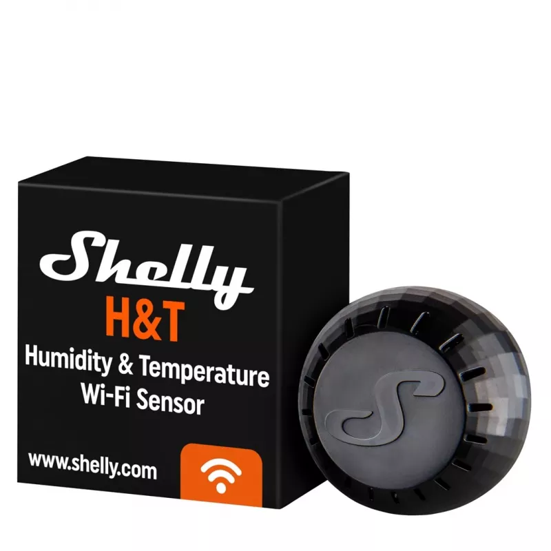 Drėgmės ir temperatūros jutiklis Shelly H&T