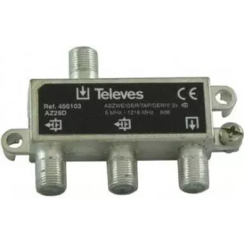 Skirstytuvas Televes AZ28D 2 krypčių 5–1218 MHz, 8 dB slopinimas