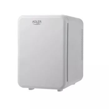 Mini šaldytuvas Adler AD 8084G – kompaktiškas pilkas 12V/230V, 4 L talpa, nešiojamas