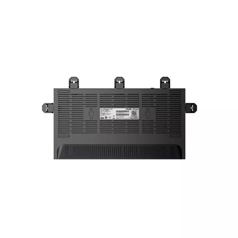 Belaidis maršrutizatorius Ruijie Networks RG-EW3000GX PRO, Gigabit Ethernet, dviejų juostų (2,4 GHz / 5 GHz), juodas