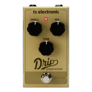 Gitaros efektų pedalas TC Electronic Drip Spring Reverb – kompaktiškas, tikras aplenkimas