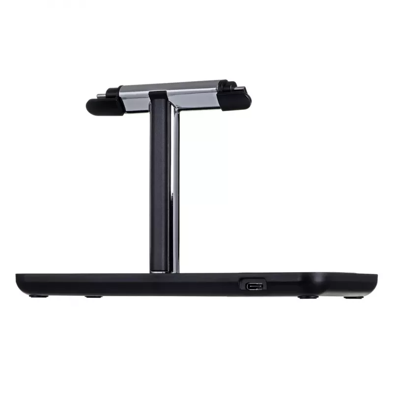 Belaidė įkrovimo stotelė UNITEK P1212A 15W ABS juoda sidabrinė