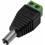 Maitinimo adapteris EUROLITE 50532025 vyriškas — DC statinės kištukas į varžtų gnybtą