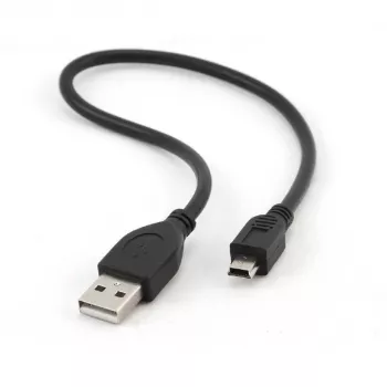 Gembird USB 2.0 A – Mini-USB M laidas 0,3 m pilkas