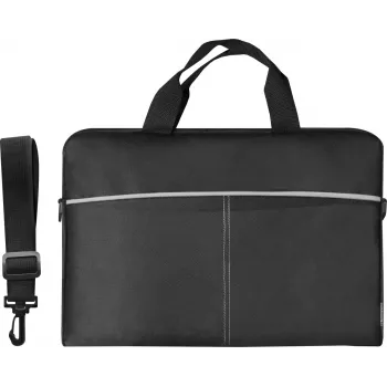 Dėklas nešiojamam kompiuteriui DEFENDER Lite 39,6 cm (15,6 colio) juodai pilkas, poliesteris, užtrauktukas, rankena, nuimamas peties diržas