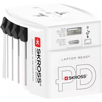 Skross 1302975 kelionių adapteris MUV AC45PD (1302975)