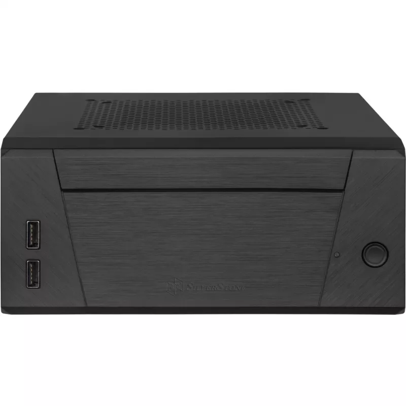 SilverStone MILO ML10 - USFF - Mini-ITX korpusas - be maitinimo šaltinio - Juodas - USB/Audio (SST-ML10B)