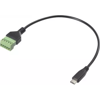 Renkforce USB-C adapterio laidas [1x kištukas - 1x gnybtų jungtis] RF-6443952 30 cm
