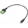 Renkforce USB-C adapterio laidas [1x kištukas - 1x gnybtų jungtis] RF-6443952 30 cm
