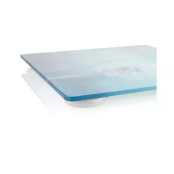 Svarstyklės ETA 178090040 – elektroninės asmeninės svarstyklės, 180 kg, 100 g tikslumas, kvadratinės, mėlynos