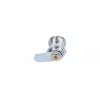 Apvali spynelė spintoms Extralink ROUND LOCK FOR CABINETS, sidabrinė