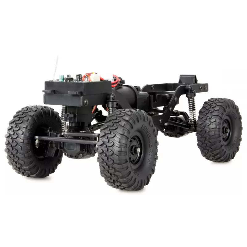RC visureigis Amewi Mini‑D90 4WD 1:16 RTR nuotoliniu valdymu modelis, 4 ratų pavara, 1:16 mastelis