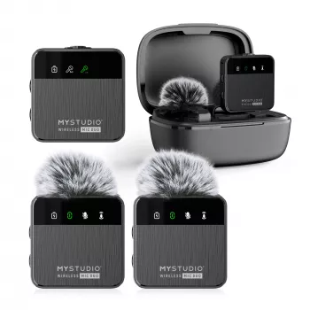 Belaidžio mikrofono rinkinys Easypix MyStudio Wireless Mic Duo 62022