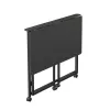 Sulankstomas stalas Maclean MC-1250 B, juodas, mobilus, 100x50 cm, max. 50 kg