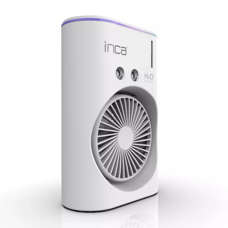 Nešiojamas ventiliatorius su rūkalu Inca IMF-10B baltas