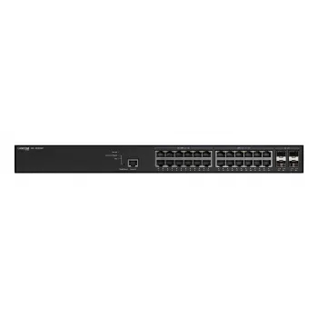 Valdomas LANCOM GS-3628XP jungiklis, 24× 2,5G RJ-45 prievadai, PoE, L2/L3, 1U stelažinis