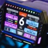 Lenktyninis ekranas Spectrum SOELPEC XR-5 – automobilio prietaisų skydelio ekranas telemetrijai ir ratų laikams