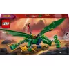 Konstrukcinis žaidimų rinkinys LEGO NINJAGO 71829 Lloyd's Green Forest Dragon, 128 dalių, 2 minifigūrėlės, nuo 6 metų