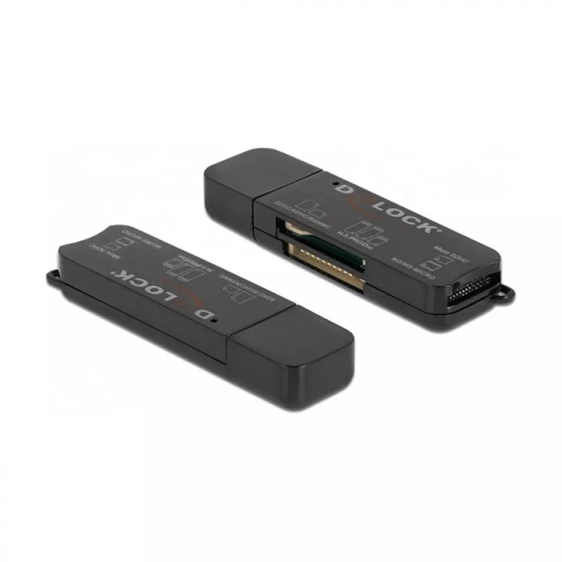 Card Reader DeLOCK SuperSpeed USB SD, Micro SD, MS