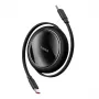 USB-C laidas Baseus Free2Draw 1 m juodas