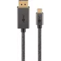 Goobay USB-C į DisplayPort pintas laidas 4K 60 Hz 3 m juodas sidabrinis (75709)