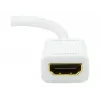 LOGILINK Mini DisplayPort į HDMI Type A adapteris CV0036A, 0,1 m, pilka