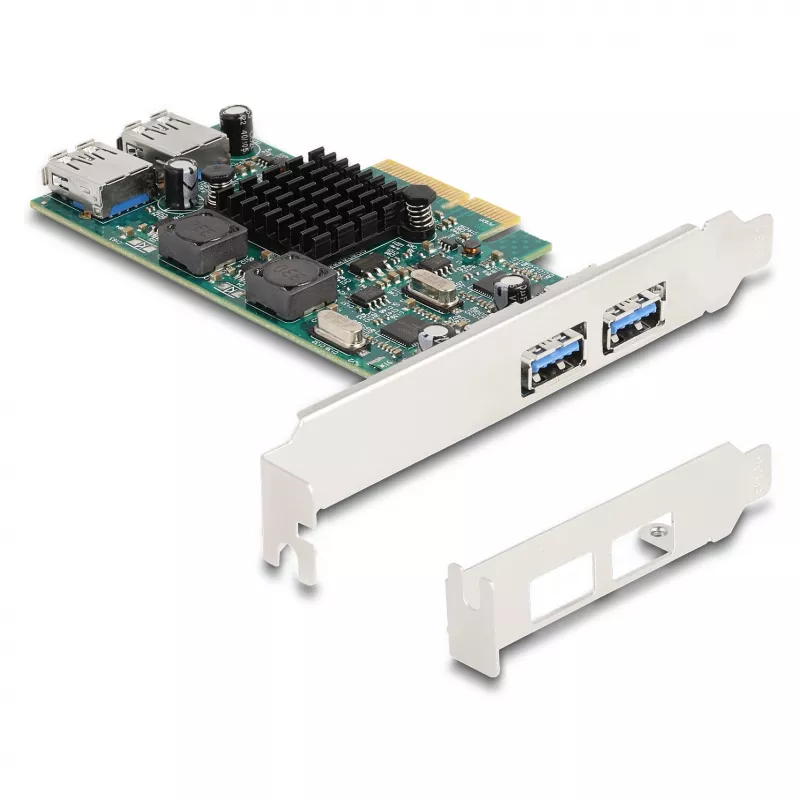 DeLOCK PCI Express x4 kortelė su 2 x USB 5 Gbps Type-A ir 2 x vidiniais USB