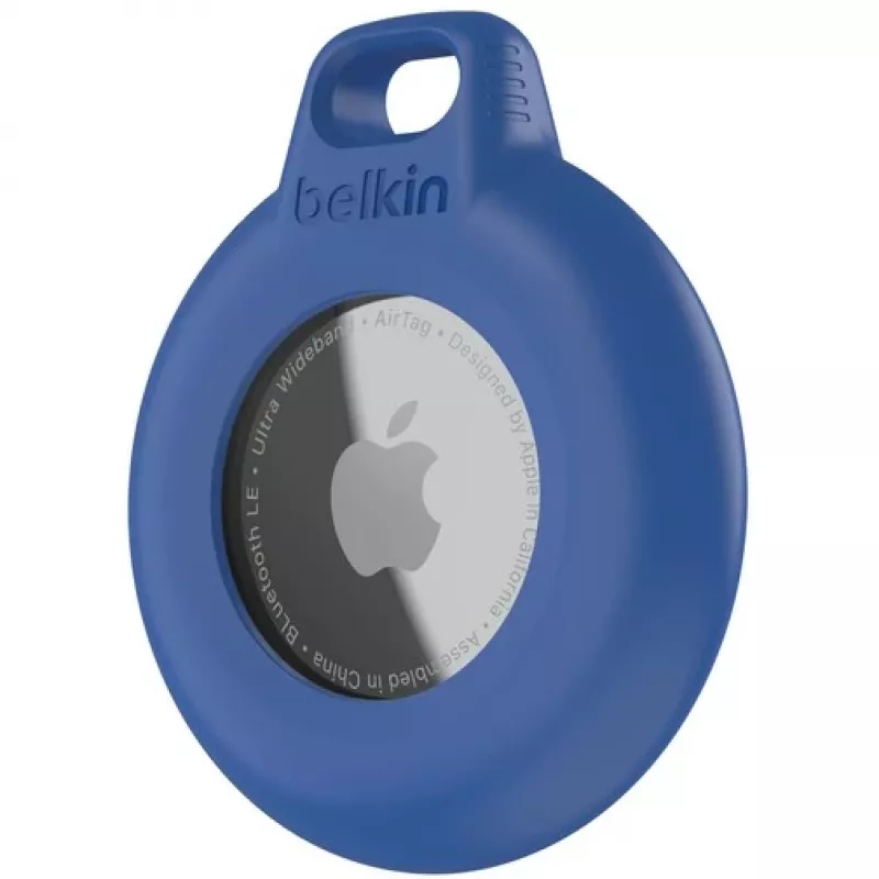 Belkin MSC013btBL Mėlynas vandeniui atsparus dėklas su raktų pakabuku, skirtas Apple AirTag