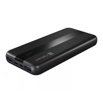 NATEC TREVI SLIM Q V2 ličio polimerinė 10000 mAh juoda