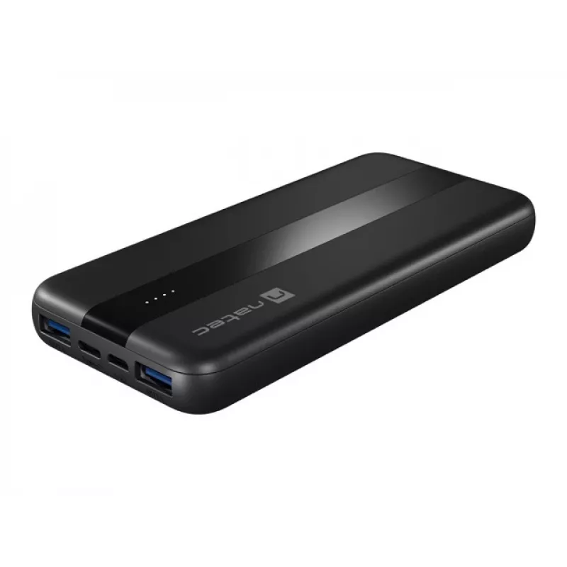 NATEC TREVI SLIM Q V2 ličio polimerinė 10000 mAh juoda