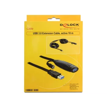 USB laidas DeLOCK USB 3.0 A (vyras) – USB 3.0 A (moteris) 10 m