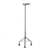 Reabilitacinis trikojis vaikščiojimo ramentas MDH, reguliuojamas aukštis 73–95,5 cm, aliuminis/plienas, sidabrinis, maks. apkrova 100 kg
